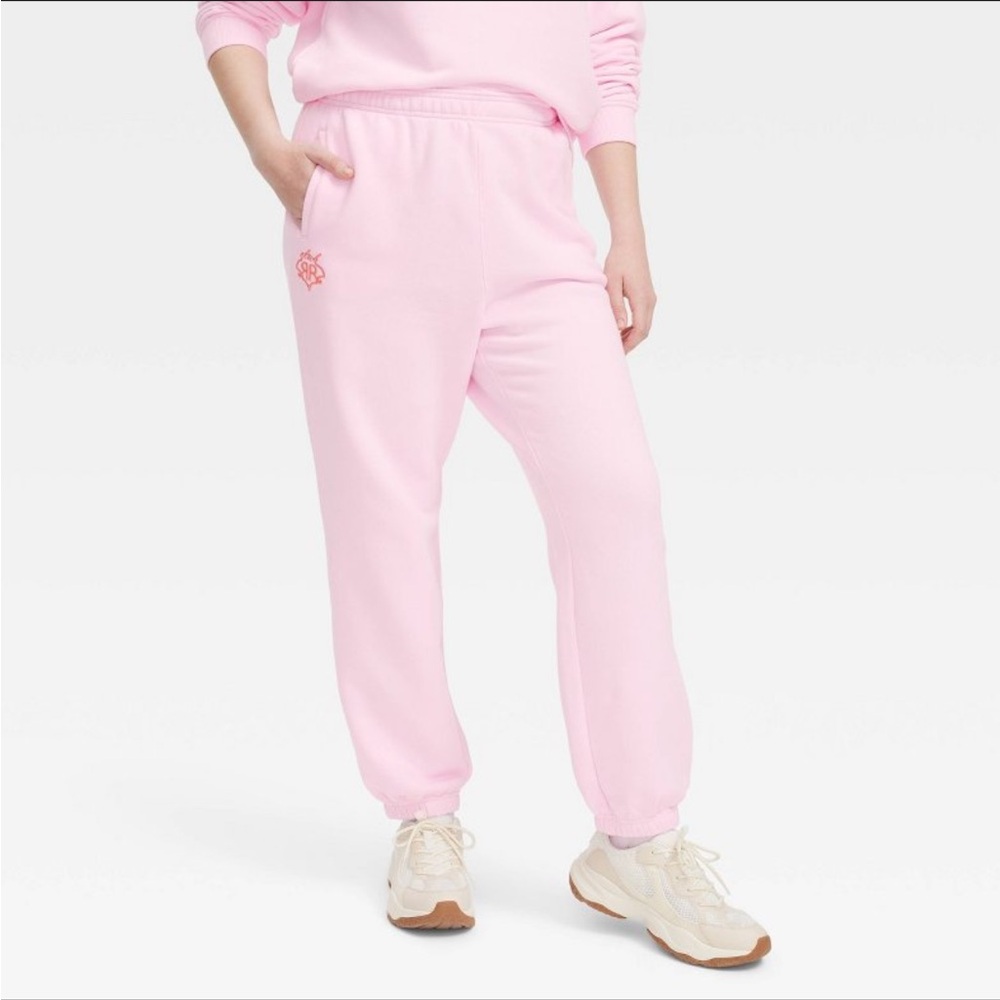 💗🐰 Roller Rabbit x Target Jogger Sweatpants Soft Pink NWT size S